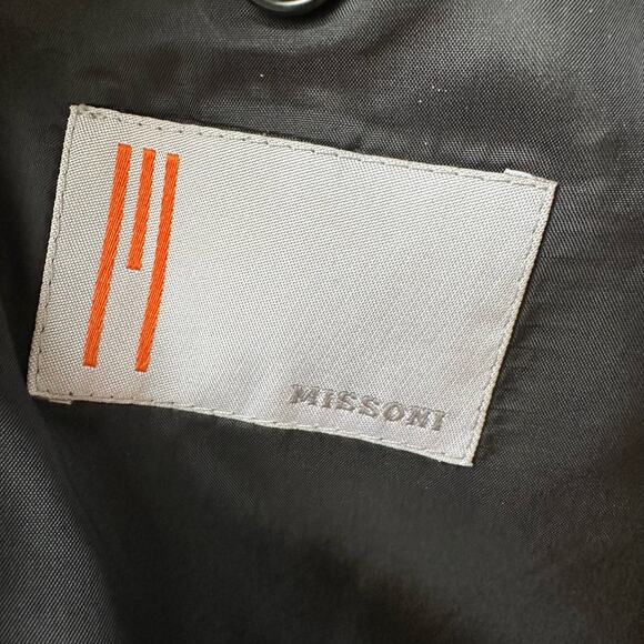 Missoni Men’s Grey Wool Blazer - Size 42R - Made in Italy - Picture 8 of 9